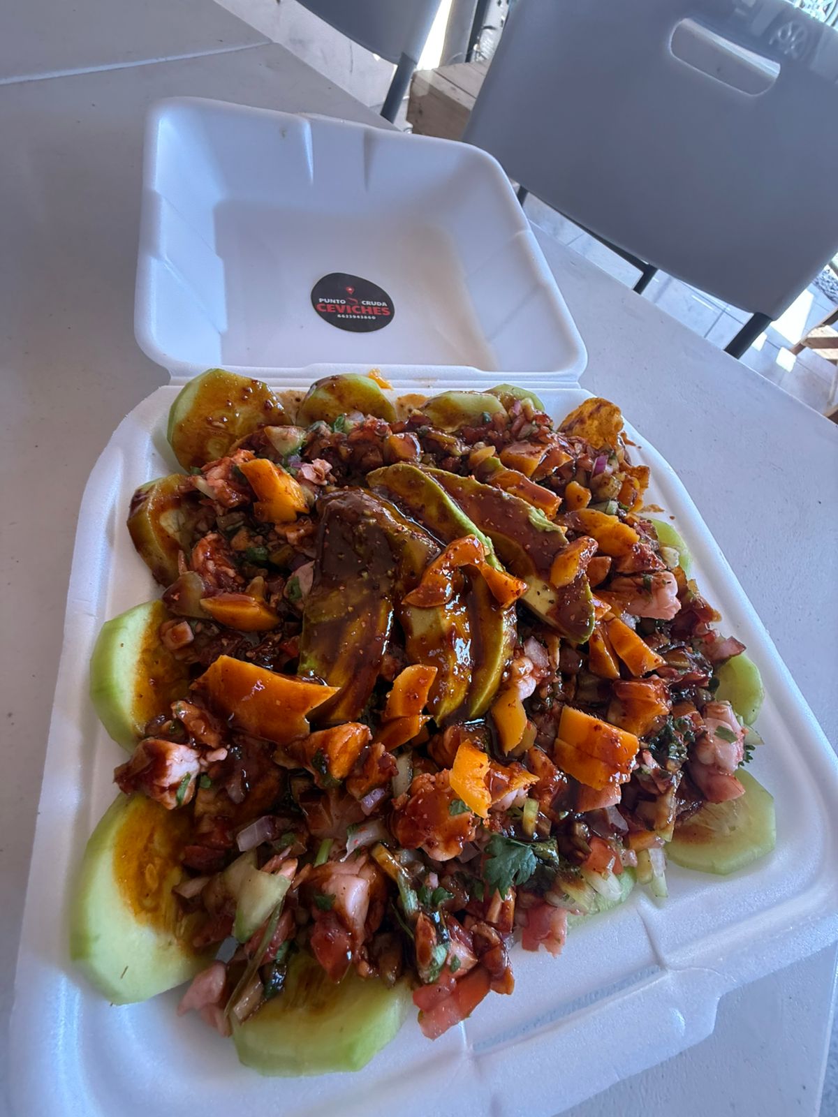 Tostada de Ceviche
